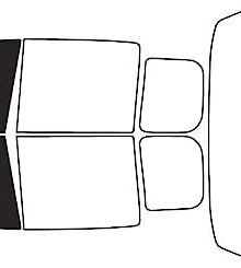 Rvinyl Window Tint Kit Compatible with Nissan Titan 2004-2014 - Black 20% - Single Ply No Bubble Film - Do it Yourself Vehicle Front Precut Kit